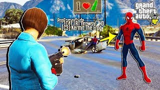 Helga Destroys Spiderman GTA RP [upl. by Hbaruas]