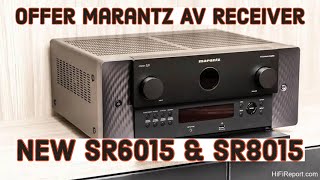 OFFER Marantz AV Receiver SR6015 amp SR8015  Dolby atmos DTS 8K Network AV Receiver [upl. by Emanuela]