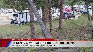 Jefferson County issues Stage 1 fire restrictions [upl. by Jacques]