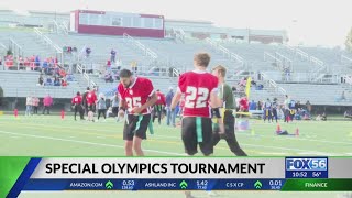 Tates Creek High School hosts Special Olympics flag football tournament [upl. by Siubhan]