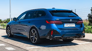 2024 BMW 5 Series Touring 520d M Sport  Interior and Exterior Walkaround [upl. by Nikolai]