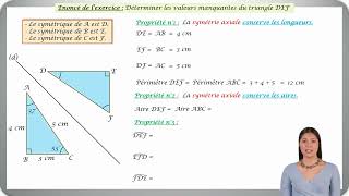 Tout savoir des propriétés de la symétrie axiale [upl. by Otis]