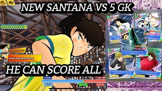 UNEXPECTED THIS GUYS SCORE ALL GK META LATIN IS REAL REVIEW NEW SANTANA CAPTAIN TSUBASA DREAM TEAM [upl. by Anwahsiek]