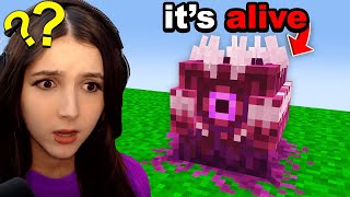 I Made BLOCKS ALIVE in her Minecraft World [upl. by Nilrem]