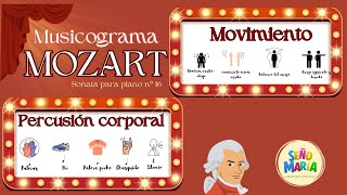 MUSICOGRAMA MOZART con PERCUSIÓN corporal y MOVIMIENTO [upl. by Eikcor129]