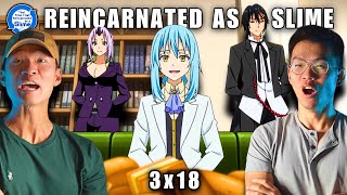 Reincarnated as a Slime Season 3 Episode 18 Reaction [upl. by Lleynad392]