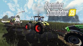 FARMING SIMULATOR 2025  CHILL FARMERSKI GEJMING [upl. by Lucic]