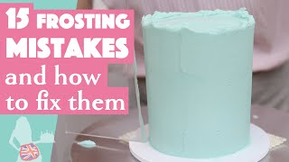 15 Frosting Mistakes Youre Making And How To Fix Them [upl. by Atsev]