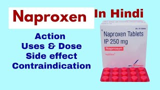 Naproxen  action use dose side effect  naproxen 500 tablet in hindi  Nurses drug guide [upl. by Eeliram]