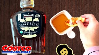 Kirkland Limited Edition 100 Pure Organic Maple Syrup  Costco Product Review [upl. by Nevyar]