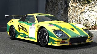 Lister Storm V12 Race Car  Nurburgring  Gran turismo PSP  Sin música [upl. by Emirej]