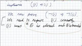 Lecture 12a Math Analysis  Proof of BolzanoWeierstrass theorem [upl. by Oratnek868]