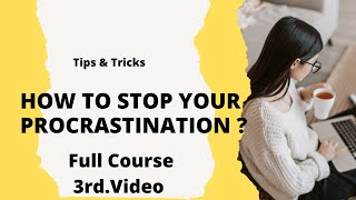 3 Goal Setting  How To Stop Procrastination Fast [upl. by Macur]