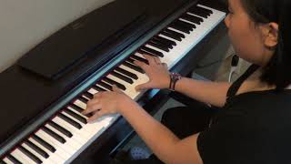 Bruno Major  Nothing piano cover and lyrics by Betty Nguyen [upl. by Ahseel]