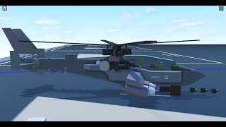 Custom Attack Helicopter  Plane Crazy  Roblox [upl. by Enelyak]