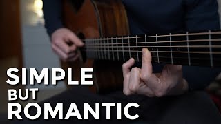 Simple Fingerpicking Pattern With Beautiful Romantic Chords [upl. by Lliw924]