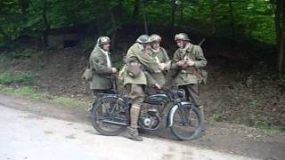 Ligne Maginot  37eme GRDI  Troupes motorisées  Moto Terrot  1940 [upl. by Anegue]