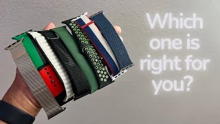 Reviewing EVERY Apple Watch band  Which one is right for you [upl. by Stefano220]