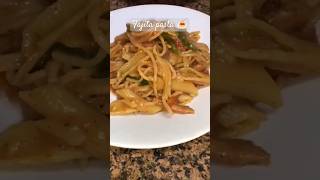 Delicious fajita pasta🍝Taste town with sehr food pasta youtubeshorts trending [upl. by Asiar]