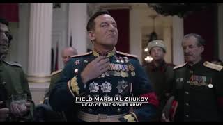 Field Marshal Zhukov entrance at The Death of Stalin [upl. by Oni]