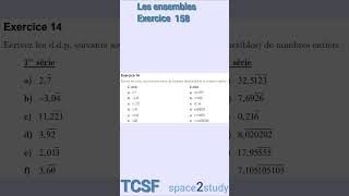 Exercice 158 Les ensembles TCSF Maths [upl. by Clorinda]