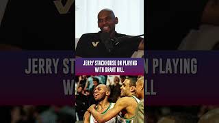 Jerry Stackhouse talks about how special Grant Hill was pistons shorts granthill jerrystackhouse [upl. by Elrebma]