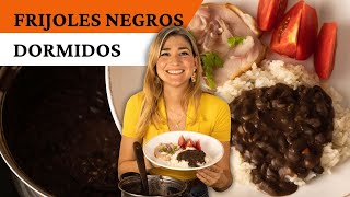 FRIJOLES NEGROS DORMIDOS 🥣  La Lore Está Cocinando 🍳 [upl. by Michon311]