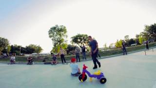 Kid gets knocked out at skatepark [upl. by Aibun]