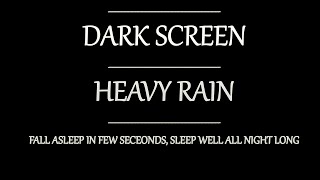 Fall Asleep in 2 Minutes Heavy Rain in the Forest Rain Sound to Sleep Heavy Rain ASMR [upl. by Hurless]