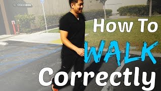 Physical Therapist Shows How To Walk Correctly [upl. by Oswin]