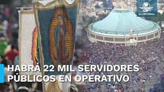 Estiman que 11 millones de peregrinos visiten la Basílica de Guadalupe este 2023 [upl. by Nelav]