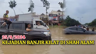 KEJADIAN BANJIR KILAT DI JALAN KEBUN SERI MUDA amp KOTA KEMUNING [upl. by Nereids634]