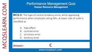 Performance Management Quiz Questions Answers PDF  Performance Management Class 912 Ch 11 Notes [upl. by Aerol939]