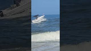 Choppy Manasquan Inlet Surf [upl. by Ajdan]