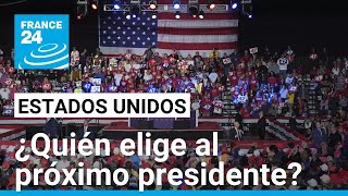 ¿Quién y dónde se va a elegir al próximo presidente de Estados Unidos • FRANCE 24 Español [upl. by Naharba]