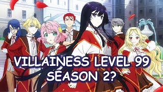 Villainess Level 99 Season 2 amp Potential Release Date [upl. by Reviere]