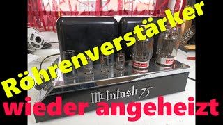 Röhren Hifi Verstärker Mcintosh MC 75 defekt reparieren Tube Amplifier repair [upl. by Letha483]