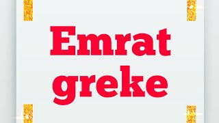 Emrat greke dhe kuptimi i tyre [upl. by Ajnotal]