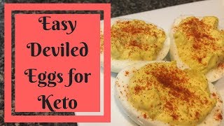 Easy Deviled Eggs for Keto [upl. by Siramed]