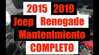 20152019 Jeep Renegade 24L Mantenimiento Completo [upl. by Hameerak]