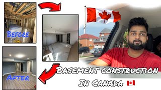 Basement Construction in Canada 🇨🇦 [upl. by Melodee]