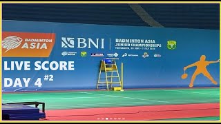 BNI Badminton Asia Junior Championships 2024 Team  QuarterFinal Day 4 Live Score1 [upl. by Etteyafal315]