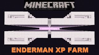 Minecraft 18 Enderman Xp Farm  Showcase  TutorialExtremely EfficientLow Cost [upl. by Tnayrb]