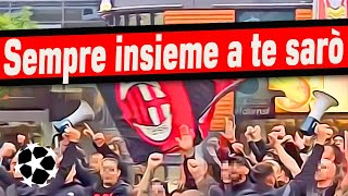 Sempre insieme a te sarò  Coro Curva Sud Milano AC Milan Leverkusen 011024 ITA ENG lyrics [upl. by Amadas]