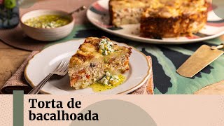 Torta de bacalhoada [upl. by Aneeuq134]