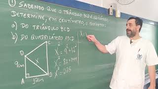 Teorema de Pitágoras matemática [upl. by Herminia]