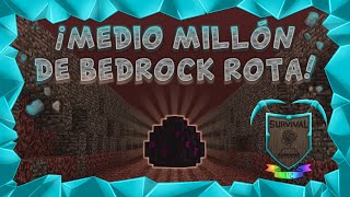 Survival 112 Ep154 He roto 500000 bloques de Bedrock [upl. by Rehpotsirh]