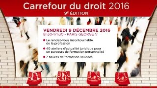 Retour sur le Carrefour du Droit 2016 [upl. by Oironoh]