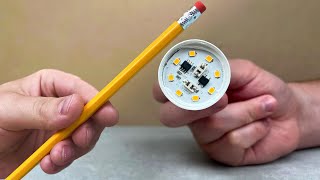 🔥 The LED light bulb will never go out Just take a pencil [upl. by Noram]