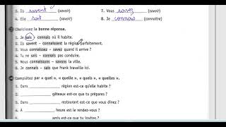 Grammaire en dialogues Leçon 26 Exercices sur les verbes connaitre et savoir avec Madame Maha [upl. by Vyner]